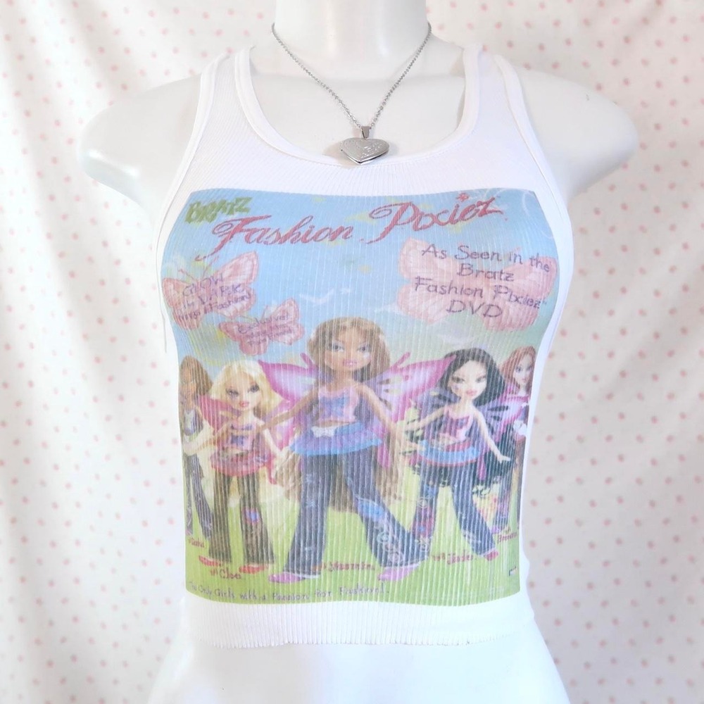 bratz y2k bimbo mcbling 2000s graphic tank